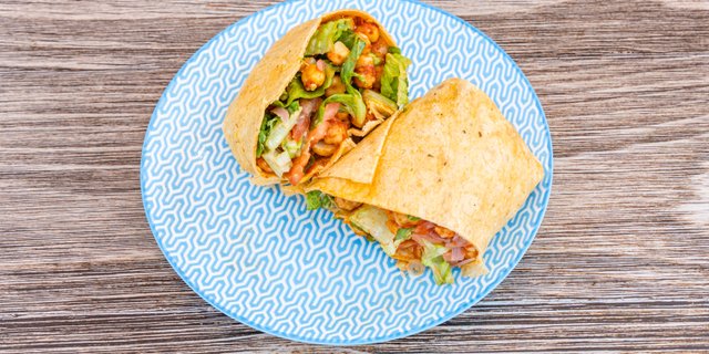 Veggie Chickpea Wrap