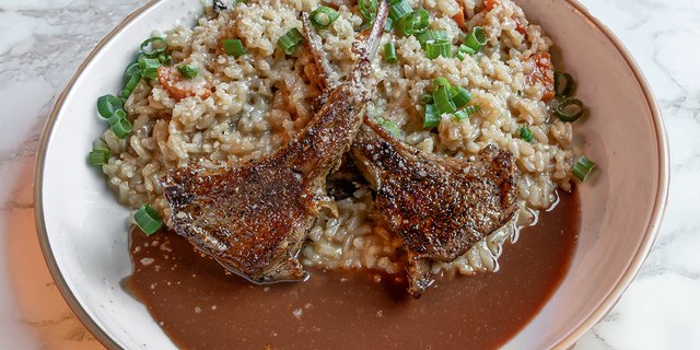 Lamb Chop Risotto