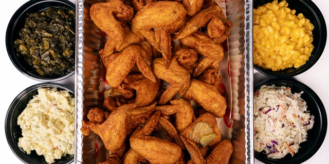 50 Whole Wings w/ 4 Sides