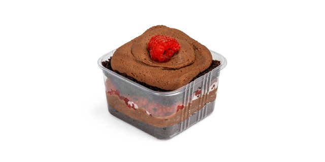 Choco-Nutella Raspberry Cake Cup