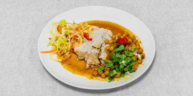 Curry Channa & Aloo Entree