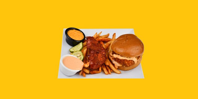 1 Tender & Sando w/ Fries