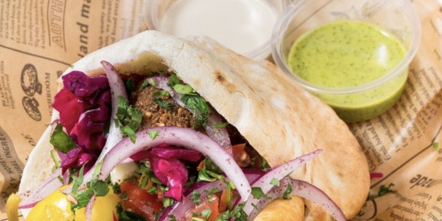 Vegan Shawarma Tofu Wrap