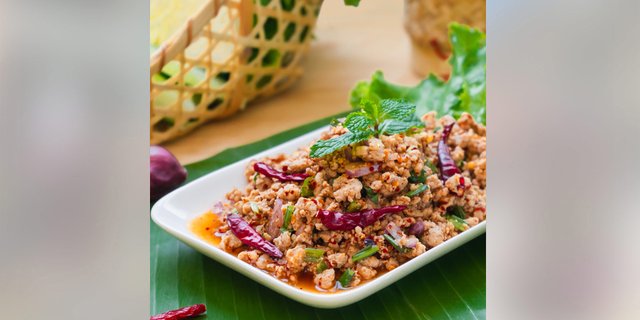 Larb Chicken Salad
