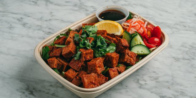Fried Tofu Salad Box