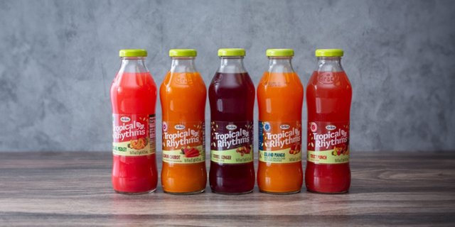 Assorted Tropical Rhythms Fruit & Vegetable Juices