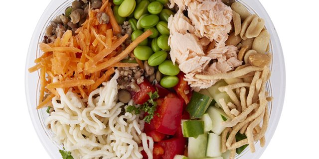 Thai Peanut Grains + Greens Bowl