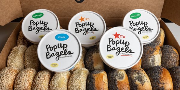Black & White Bagel Box
