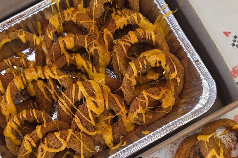 Cheese Onion Ring Tray