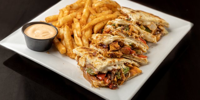 Greek Chicken Quesadilla