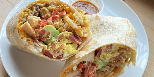 Spicy Breakfast Burrito