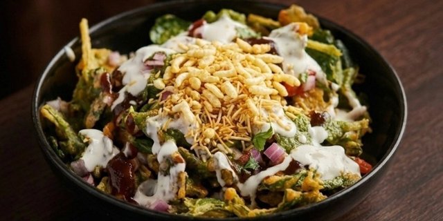 Bhel Palak Chaat