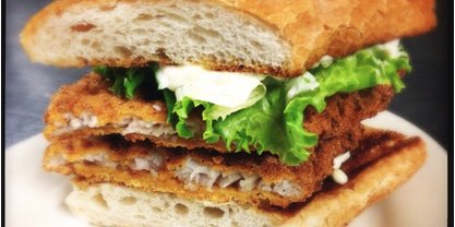 1/2 Catfish Po'Boys