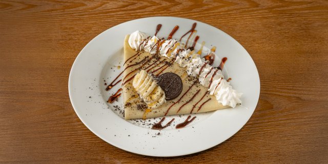 Oreo Meets Banana Crepe