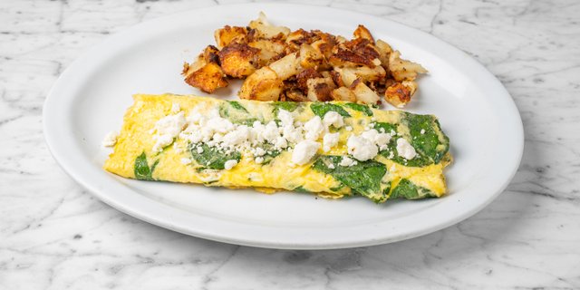 Spinach & Feta Omelette