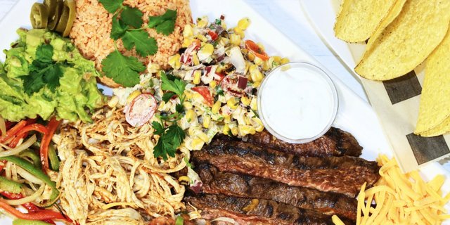 Build-Your-Own Taco Bar w/ Mexican Corn Salad