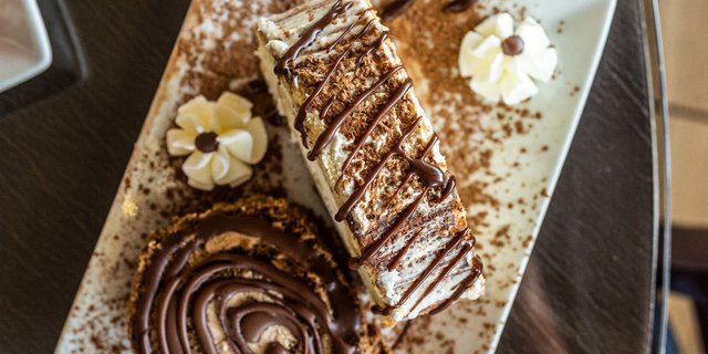 Mocha Swiss Roll