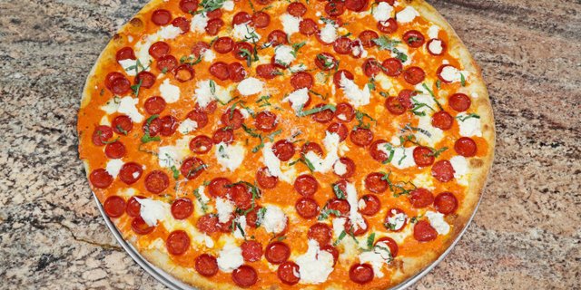 Burata Vodka Pepperoni Pizza
