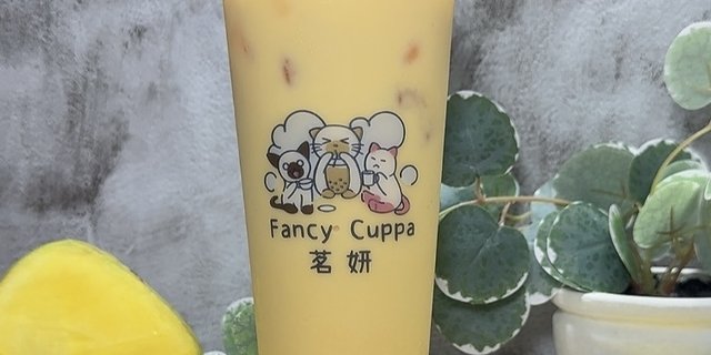Mango Green Milk Tea