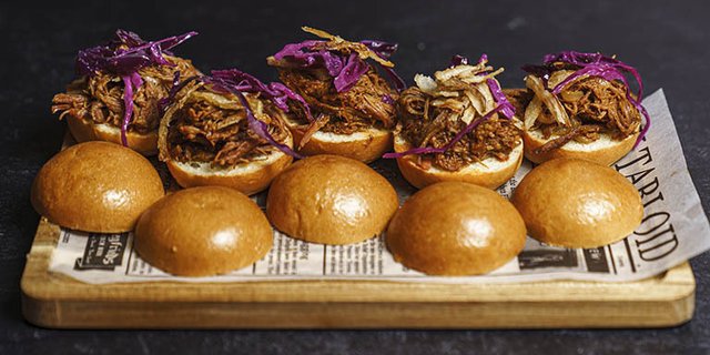 Pulled Brisket Sliders