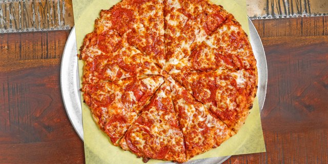 Gluten-Free Halal Pepperoni Pizza