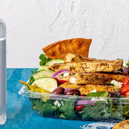 Greek Salad w/ Chicken Deluxe Boxed Lunch