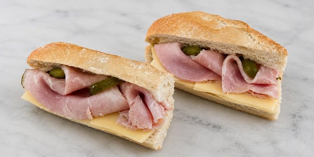 4x Half Parisian Sandwiches