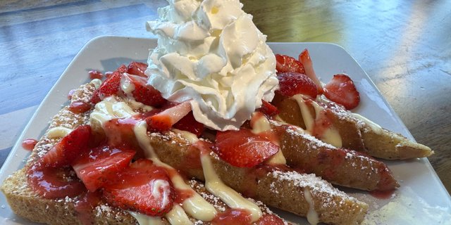 Strawberries & Cream French Toast
