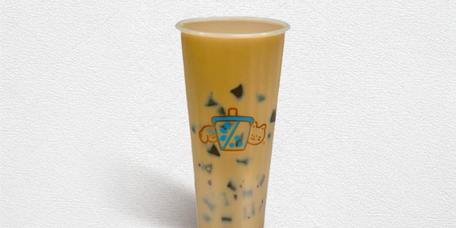 Classic Milk Tea w/ Grass Jelly