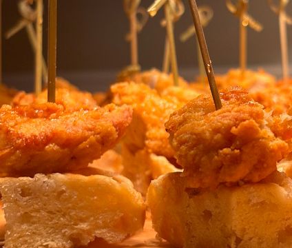 Mini Chicken & Waffles Platter