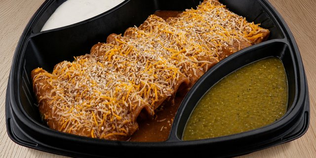 Enchiladas Rojas Platter