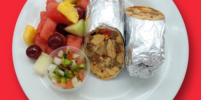 Chorizo & Potato Breakfast Burrito