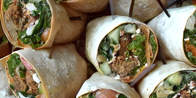 Falafel Wrap Platter