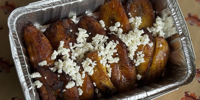 Sweet Plantains w/ Cheese