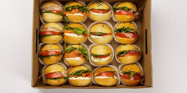 Mixed Baby Brioche Platter