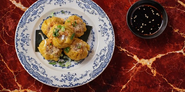 Kanom Jeep Chicken Dumplings