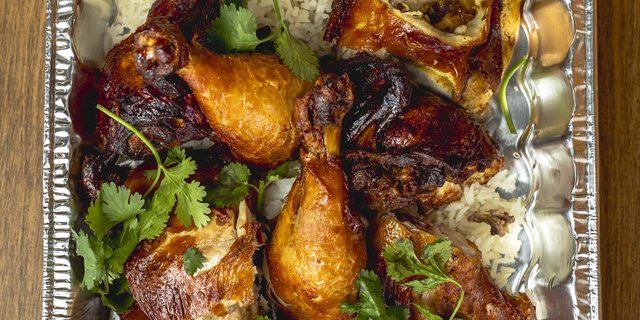 Rotisserie Chicken Pan