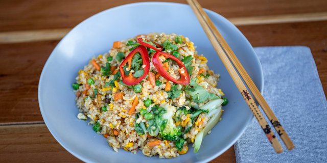 Chicken Vietnamese Broken Fried Rice
