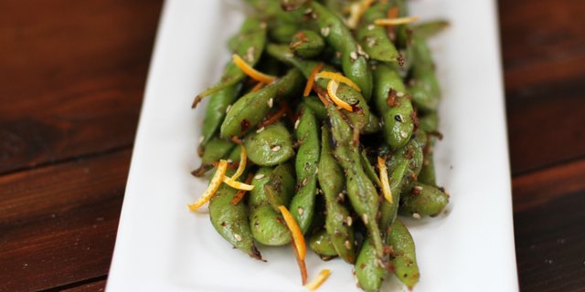 Togarashi Edamame Beans