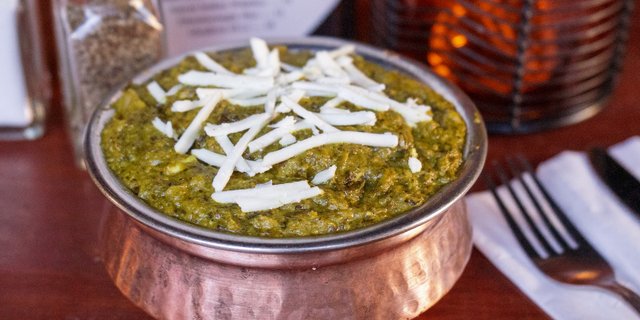 Lamb Saag w/ Rice
