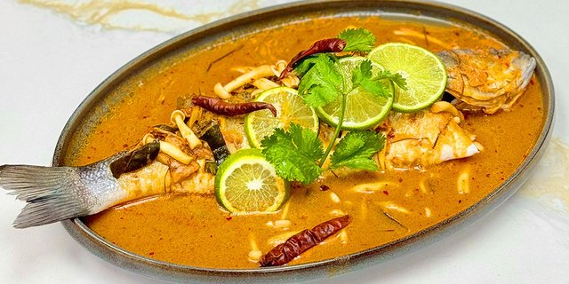 Cream Tom Yum Branzino