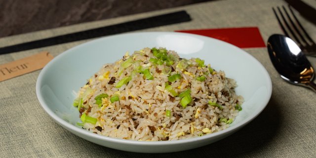 Mustard Green Shoots Fried Rice