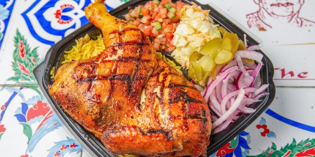 1/2 Grill Chicken Rice & Salad