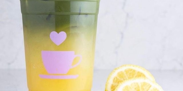 Tropical Matcha Lemonade