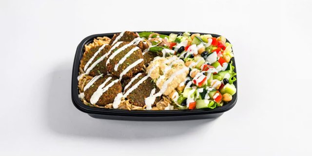 X-Large Falafel Over Rice Package