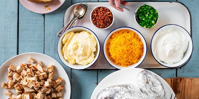 Chicken Baked Potato Bar