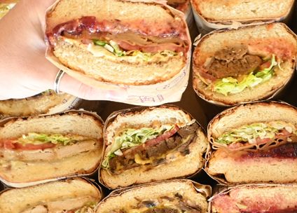 Viva La Vegan Sandwich Tray