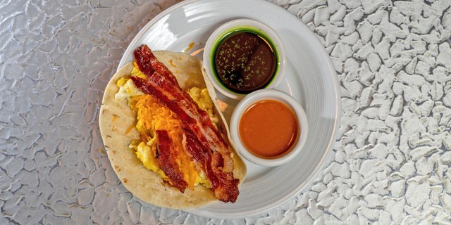 Bacon & Potato Breakfast Taco