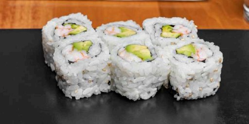 Steamed Shrimp & Avocado Roll