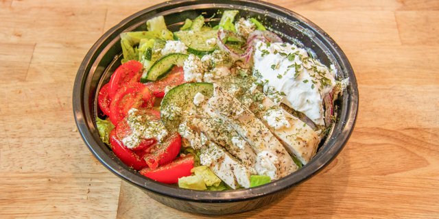 Greek Chicken Salad Bowl